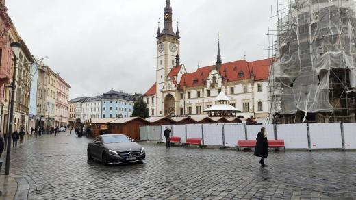 Olomoucké Horní náměstí na konci listopadu 2024