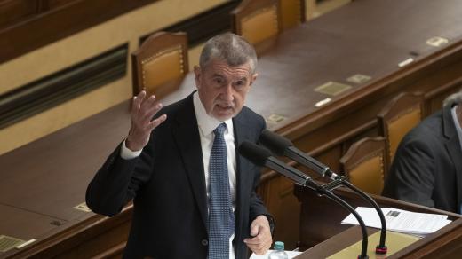 Andrej Babiš ve Sněmovně