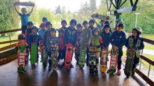 Skateboardová školička v Hradci Králové