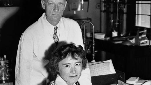 Carl Ferdinand Cori a manželka Gerty Coriová, kteří v roce 1947 obdrželi Nobelovu cenu za fyziologii a lékařství