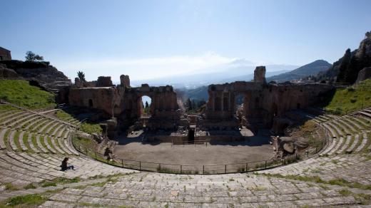 Taormina na Sicílii