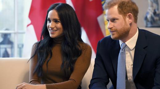 Princ Harry se svojí manželkou Meghan