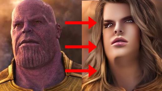 Yassifikovaný padouch Thanos ze série Avengers