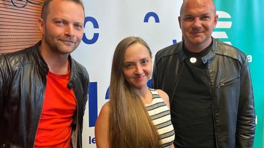 Kateřina Kameníková, Jan Molák, Milan Polreich z jihlavské skupiny Oči