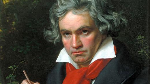 Ludwig van Beethoven (portrét Joseph Karl Stieler, 1819-1820)